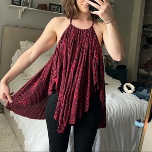 ✨FREE PEOPLE OPEN BACK BABYDOLL TOP size XS